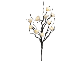 Ramura Led Twig Rose cu timer,1buc