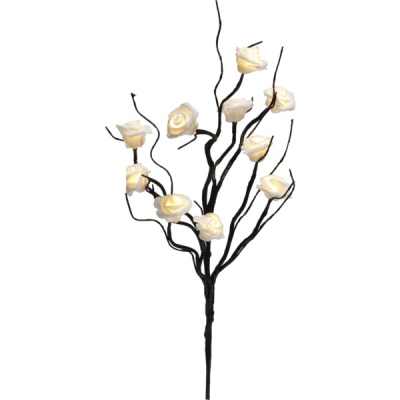Ramura Led Twig Rose cu timer,1buc, Decoratiuni LED, 