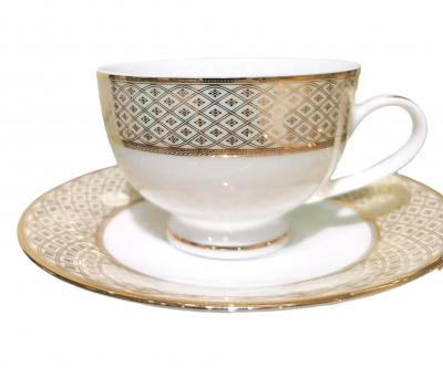 "Jewel Cream" Set de cafea p/u 6 pers., 23 pcs., Seturi de cafea pentru 6 persoane , 