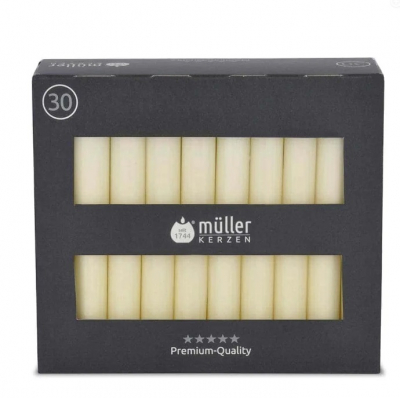 Set luminari-dinner Vanilla, 30 pcs*7,5 h, 17,5x2cm, Luminari conice, 