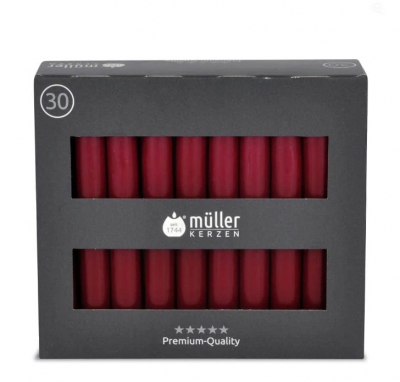 Set luminari-dinner Dark Red, 30*7.5h, 17,5x2cm  30 pcs., Luminari conice, 