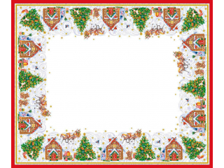 Fata de masa "Casuta din lemn"  110x144 cm, 1 buc