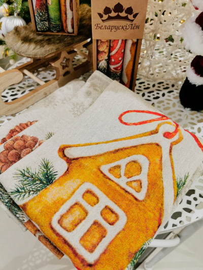 Set prosoape "Craciun" 47*60 cm, 3 pcs, Christmas Collection , 