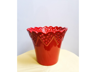 Ghiveci "Freaky Cuori" Red H16 D19, 1 buc