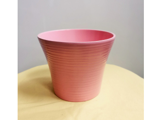 Vaza  "Righe" Pink H12 D15 , 1 buc