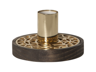 Suport E27 Magic Brown wooden '',15*9cm,1 buc