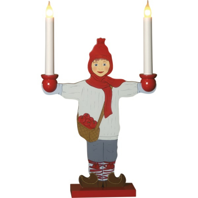 Decor "Heart" Candle stick, 50 cm, 1 buc, Decoratiuni LED, 