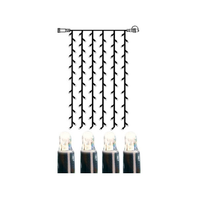 Draperie-LED 2x1m 102Lum x 0.08W 25m, 1 buc, Decoratiuni LED, 