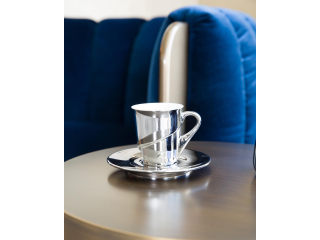 "Delissea" Set cana espresso cu farfurioara, 8 buc