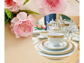 "Greak Key Gold" Set de cafea p/u 6 pers., 23 pcs.